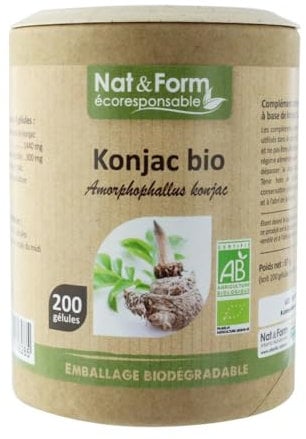 Nat&Form KONJAC BIO 200 Gélules