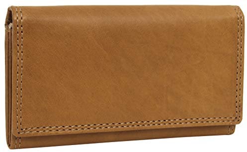Gusti Geldbörse Leder - Gustava Portemonnaie Brieftasche Geldbeutel Damen Braun Leder