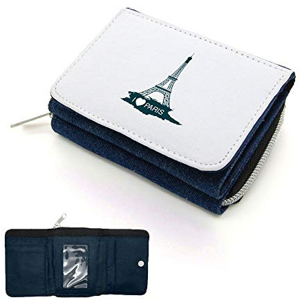 Mygoodprice Portefeuille à Rabat Porte-Monnaie Paris Tour Eiffel 3 Jean