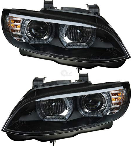 Scheinwerfer Set 3D U Angel Eyes 3er E92 E93 Bj. 05-10 Coupe Cabrio