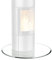 BIJON Glasplatte Kreis für Kaminofen mit Dichtlippe, Glasbodenplatte - Funkenschutzplatte Glas mit Facettenschliff, Kamin Hitzeschutz, ESG Sicherheitsglas Ø 70 cm x 6mm