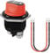 Jtron batterieschalter trennschalter motorrad an-aus batterieschalter 12v mini mit Kabel 6AWG 50CM für Marine Boat Caravan Car Vehicles Yacht Bus (200A)
