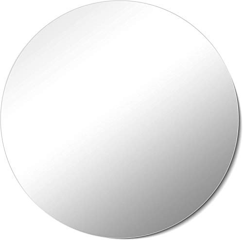 Homestyle Spiegel rund Ø 80 cm Rahmenlos hochwertig verarbeitet Kristallspiegel Wandspiegel Mirror inkl. Befestigungsmaterial Made in Germany
