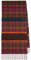 PS by Paul Smith Ps Paul Smith Herren Schal Big Check, burgunderfarben, Einheitsgröße