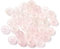 PandaHall 50pcs Large Hole Gemstone Rondelle European Beads Natural Rose Quartz Stone Beads 12x6mm Chakra Healing Spacer Loose Beads for European Charm Bracelet, Hole: 5mm