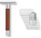 Störtebekker® Premium Rasierhobel 'Solingen' mit Walnuss Holzgriff - inkl. Rasurguide [+10 Störtebekker Klingen] - Geschenkidee - Nassrasierer Set in Premium-Qualität aus Edelstahl - Made in Germany