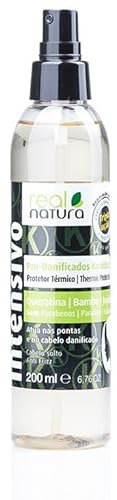 Real Natura - Ampolla Carga Líquida Pro-Danificados Keratina - 200ml - Reparación Intensiva - Fortalecimiento Capilar - Cabello Suave y Brillante - Protección y Prevención