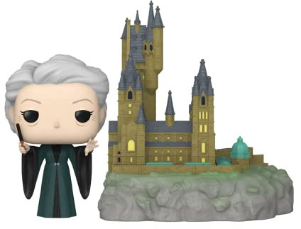 Funko Pop! Town: HP Co0th - Minerva McGonagall mit Hogwarts - Harry Potter - Vinyl-Sammelfigur - Geschenkidee - Offizielle Handelswaren - Spielzeug Für Kinder und Erwachsene - Movies Fans