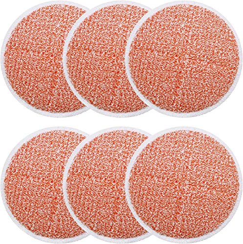 BeiLan Spinwave Ersatz-Pads kompatibel mit Bissell Spinwave 2124 2039 Series, schwere Scheuerschwämme, 6 Stück