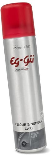 eg-gü - Pflegendes Imprägnierspray Wildleder Farblos - Velour & Nubuck Care 250ml - Imprägnierung für Wildleder, Rauleder, Nubukleder - Velour und Nubuk Imprägnierspray