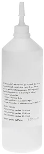 CableMarkt - Weißes halbflüssiges Gleitmittel zum Einführen von Glasfaserkabeln in Rohre mit einem Querschnitt von 20-50 mm 1 kg