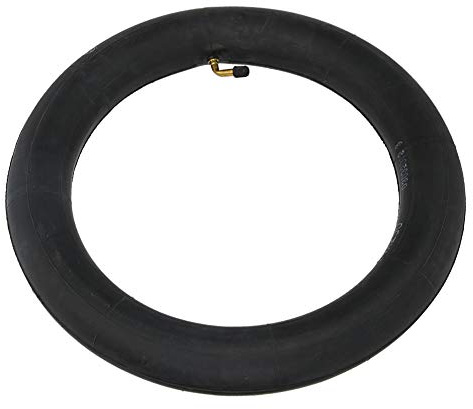 Akozon 14x2.125 Fahrradschlauch, Elektrofahrrad Butylkautschuk X 2.125 Inne Bent Valve E Bike Zubehör 14 Innerer Elektrischer Schlauch mit Metall (14X2.50 gebogener Mund)
