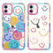 Yoedge 2 Piezas Funda para Apple iPhone 11 Transparente 6,1, Carcasa para Teléfono Móvil con Smiley Lindo Divertido Dibujos Aesthetic Cover, Soft Cristal Caja de Silicona para iPhone 11 Case