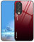 UPLAI Funda para Honor 90 5G, Ultra Delgado Degradado de Color Vidrio Templado Antigolpes Carcasa, Silicona TPU Suave Elegante Estuche Caso.Negro Rojo