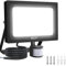 CLY Projecteur LED 50W Avec Détecteur de Mouvement, 4700LM Spot Extérieur, Étanche IP66, 6500K Blanc Froid Pour Cour, Garage, Patio, Jardin