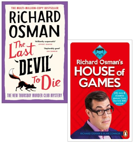 Richard Osman 2 Book Set The Last Devil To Die, House of Games