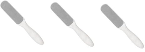 POPETPOP 3stücke Doppelseitige Fußfeile Entfernung Von Hornhaut Und Ergonomisches Pediküre-werkzeug Für Geschmeidige Füße Weiß