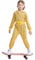 LOLANTA 2PCS Kids Sequins Hip Hop Dance Costume Street Dancewear Long Sleeve Hooded Jacket & Trousers Set, Gold, 8-9 Years, 140