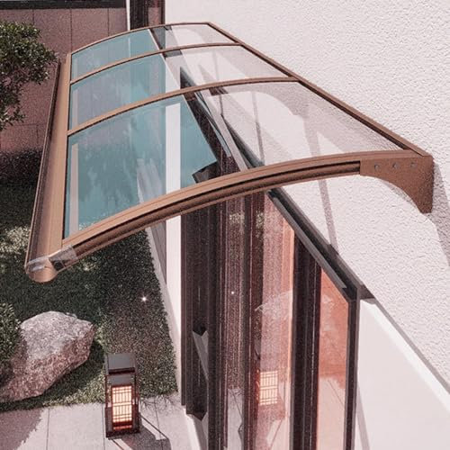 HACSYP überdachung Markisenüberdachung, große Waschbecken-Regenschutzabdeckung, Haustür-Außenfenster-Veranda-Markise, for Sonne, UV-Windschutz (Size : 100x220cm/39 x87)