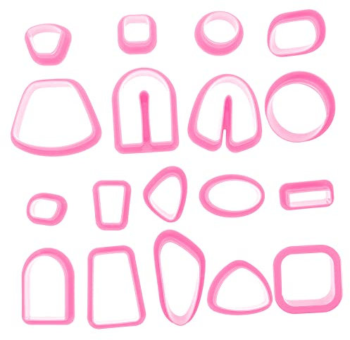 CIMAXIC 18stücke Werkzeuge Für Ohrringe Handwerk Schneiden Formen Diy Polymer Töpferschneider Schmuckherstellung Metallton Kekse Fondant