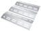 teileplus24 BR13-3-SG Gasgrill Edelstahl Brennerabdeckung kompatibel mit Enders San Diego 3 | Flavorizer Bars | Passgenau | Rostfrei | Brennerschutz