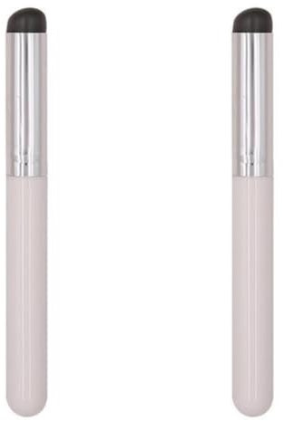 2 Silicone Lip Brush, Lipstick and Lip Glaze Makeup Brush, Round Head Lipstick Applicator, Concealer Brush, Suitable for Applying Lip Gloss, Lip Balm, Eye Shadow and Concealer