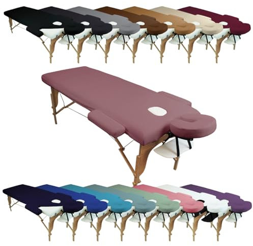 Vivezen - Kit Complet de Housses pour Table de Massage - Éponge - Plusieurs Coloris