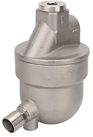 LOCADENCE Escurridor automático de compresor de aire, Escurridor de agua automático neumático sin consumo, Válvula de drenaje neumática, Secador de aire comprimido de acero (YA-S6)