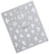 Self Adhesive Flower Stickers 5D Embossed Flower Nails Art Stickers Nails Art Decorations