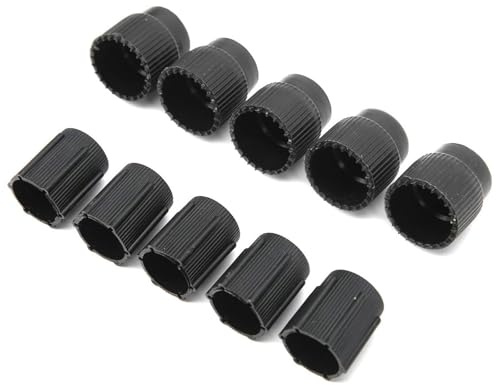LIUZIKUN 10 Stück Systeme Ladeanschlusskappen R134a 13 mm 16 mm Klimaanlagen-Service Ladeanschlusskappen Kfz-Zubehör