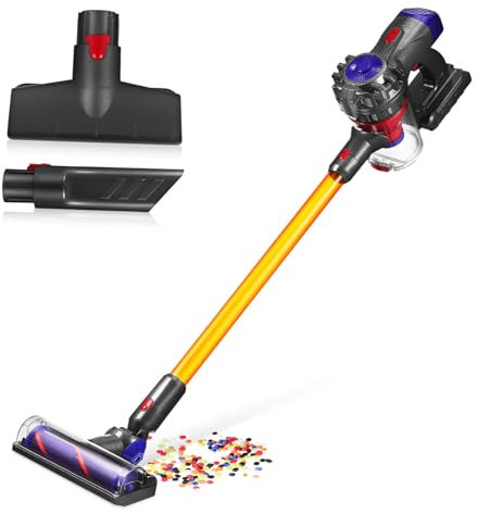 TOYANDONA Aspirapolvere Interattivo Per Aspirapolvere Senza Fili Funziona Davvero Educativo Per Pulizie Con Design e Testine Multiple