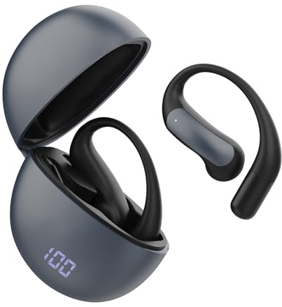 AI-Översättaröronsnäckor i Realtid från MMOBIEL – 148 Språk, Bluetooth 5.4 Öppna Öron-Hörlurar med App – Stöd för Samtal, Musik och Översättning för Resor, Jobb och Lärande