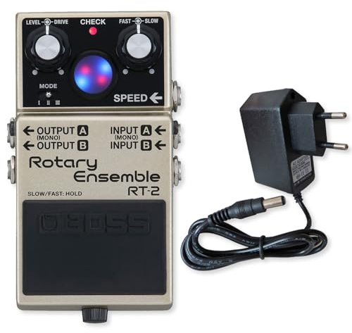 Boss RT-2 Rotary Ensemble Effektgerät mit keepdrum 9V Netzteil