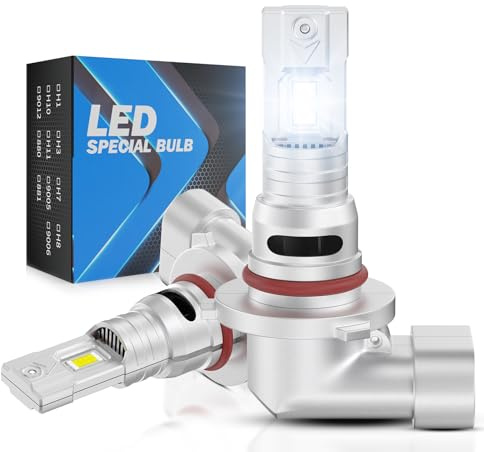 TUINCYN Ampoule HB3 LED Voiture, 30000LM 800% Luminosité HB3 9005 LED Lampes, LED HB3 Anti Erreur 6500K, 1:1 Design Phare de Voiture, Remplacement pour Halogènes, Plug and Play, 2 Ampoules