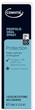 Comvita Propolis Mundspray “Regular Strength” mit UMF10+ Manuka Honig - 20ml | Schützendes Mundspray mit von Natur aus antibakteriellem Propolis und Manuka-Honig