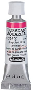 Schmincke – HORADAM® AQUARELL - feinste Künstler-Aquarellfarben, Krapplack Rosa - 5 ml