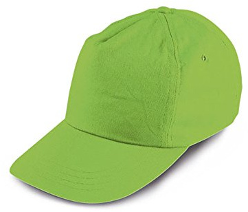 US BASIC Unisex Memphis 5 Panel Cap, Apple Green, One Size UK