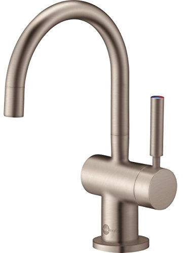 InSinkErator HC3300 Instant Hot Water and Filtered Cold Water Tap with Tank Kit, Brushed Steel