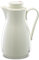 ROTPUNKT Isolierkanne 828 Karla 1,8 l | Zweifunktions-Drehverschluss | BPA Frei- gesundes Trinken | Made in Germany | Warm + Kalthaltung | Glaseinsatz (Classic White)