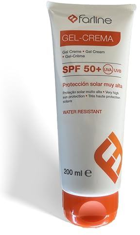 GEL CREMA FARLINE PROTECCIÓN MUY ALTA 50+ UVA-RESISTENTE AL AGUA SIN PARABENOS 200 ML C.N. 182929