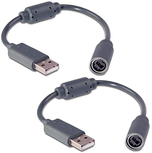 LEAGY Controller Xbox 360 Cavo Breakaway USB Controller Adattatoree per Microsoft Xbox 360 Guitar Her(confezione da 2)