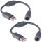 LEAGY Controller Xbox 360 Cavo Breakaway USB Controller Adattatoree per Microsoft Xbox 360 Guitar Her(confezione da 2)