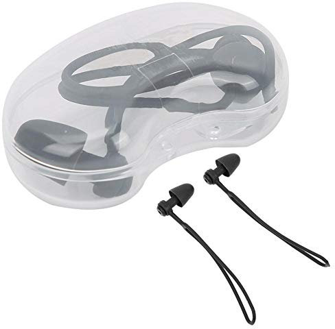 Natación Tapones para los oídos, silicona suave Nadar tapones para los oídos Deportes a prueba de agua Tapones para los oídos para nadadores Ducha Surf Earplug Nadar Earplug Nadar Suministros