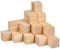 TIMESETL 30Stück Holzwürfel 3x3cm Bastelwürfel, Natürlich Unfertige Holzblöcke - Holzwürfel Blanko Deko Holz Basteln Holz Quadrat Würfel zum Basteln Bemalen DIY Handwerk Dekoration