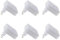 Othmro Plug-in Night Light LED Bed Lights with Auto Dusk-to-Dawn Sensor Light for Shaver Socket, Bathroom Bedroom Kitchen Hallway Warm Light 6Pcs
