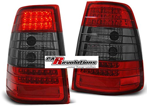 CR-Lights LED Rückleuchten in rot matt für Mercedes W124 E-Klasse KOMBI 09.1985-1995