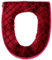 BESPORTBLE Plüsch WC Sitzbezug Abdeckung Fleece Toiletten Auflage Toilettenauflage Toilettensitz Kissen Sitzauflage Toilettensitzbezug für Badgarnitur Badezimmer Sitzschutz Klobrillen