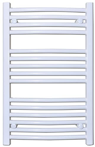 Idrogas 545 W Radiator Towel Rail, 450 mm Length x 1200 mm Height, Eco White