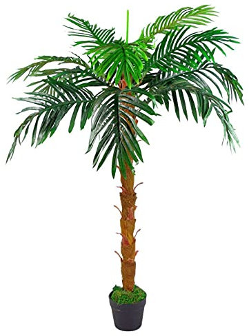 Leaf Design UK Large Realistic Artificial Palm Tree 130cm Princess,130cm,AZ-PALMNEW