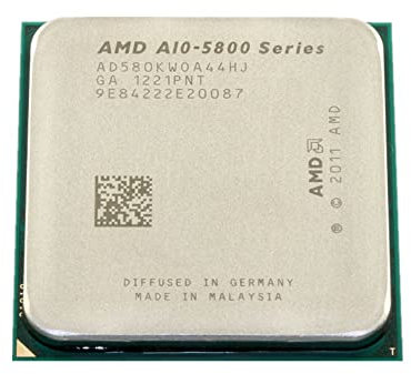 Hegem AMD A10-Series A10 5800K A10 5800 Procesador de CPU de Cuatro núcleos AD580KWOA44HJ/AD580BWOA44HJ 0Socket FM2 SIN Ventilador